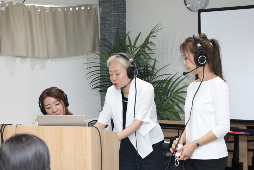 公開ラジオ「肌の声からGrowK」収録